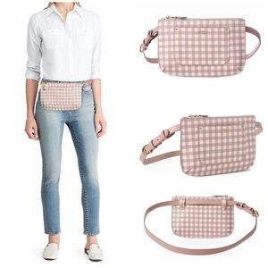 Lauren Ralph Lauren belt bag, pink gingham